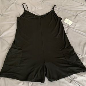 MM MM MM Dillards Black Strappy Tank Top Romper Size M